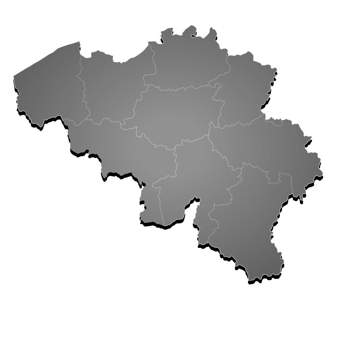 Karte von Belgien-Vektor