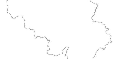 Leere Karte von Belgien